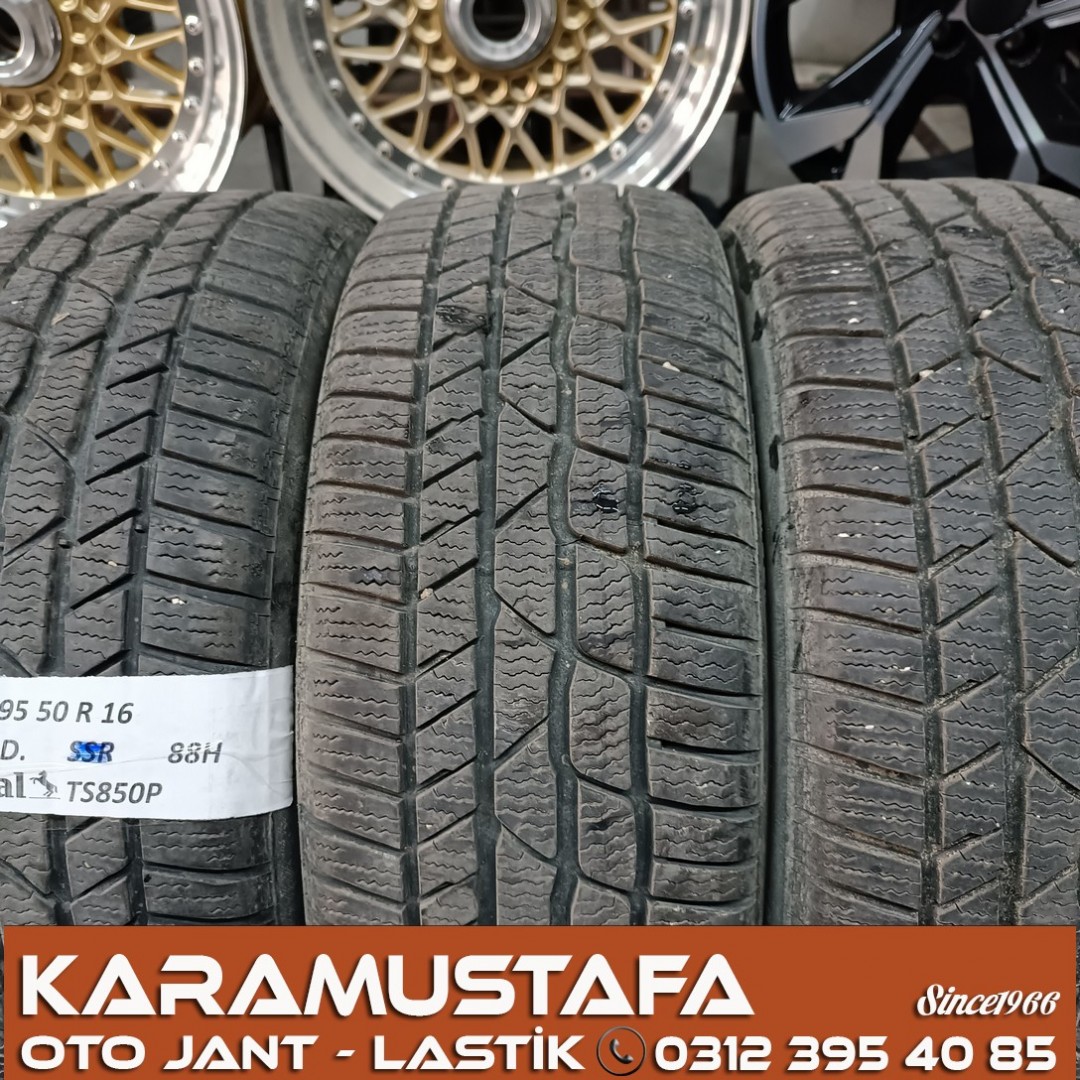 195 50 R 16 CONTINENTAL TS850 88H * 2019 *  3 ADET * CKL5248