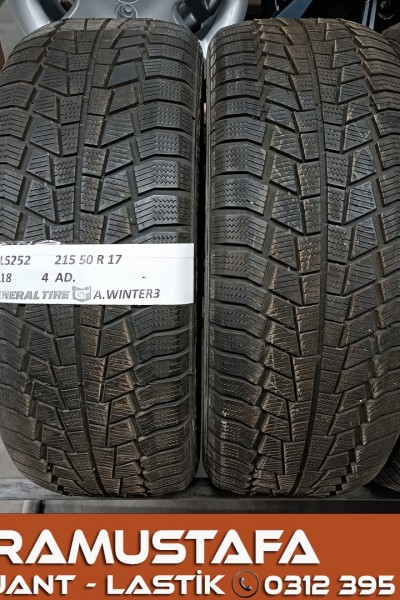 215 50 R 17 GENERAL AW3 95V * 2018 * 4 ADET * CKL5252