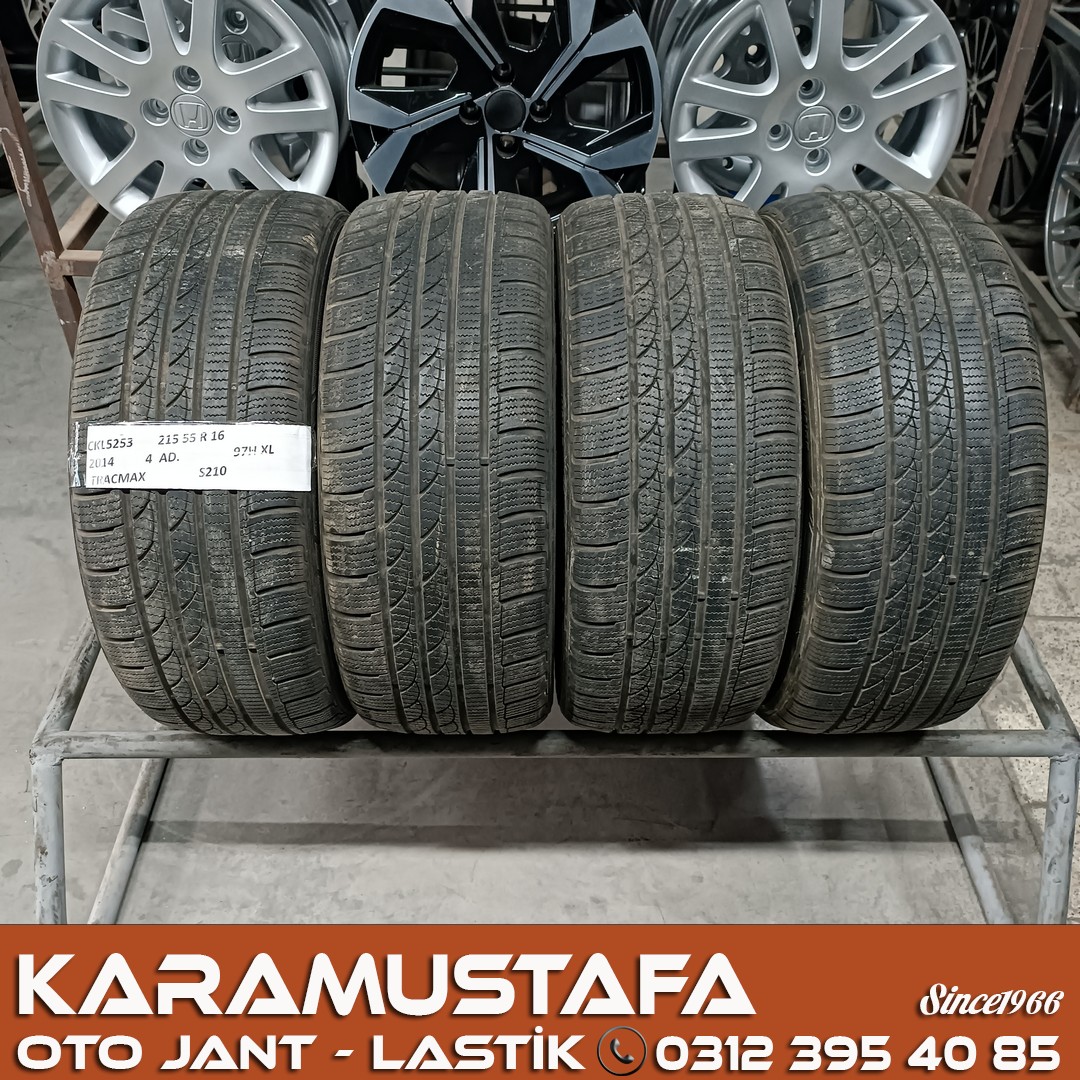 215 55 R 16 TRAXMAKS S210 97H * 2014 * 4 ADET * CKL5253