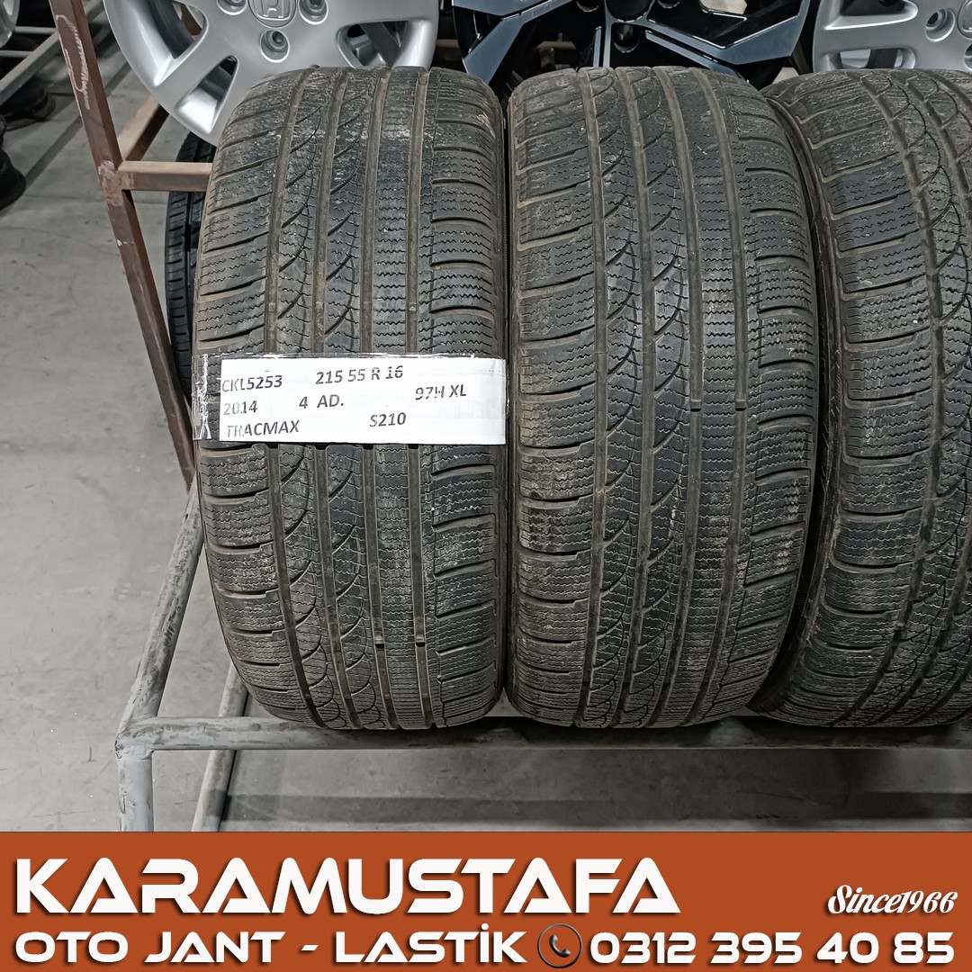 215 55 R 16 TRAXMAKS S210 97H * 2014 * 4 ADET * CKL5253