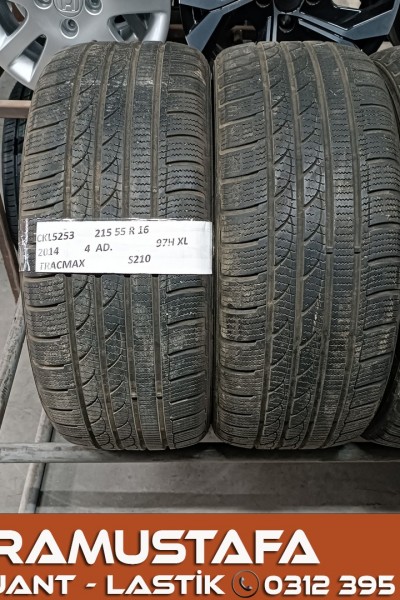 215 55 R 16 TRAXMAKS S210 97H * 2014 * 4 ADET * CKL5253