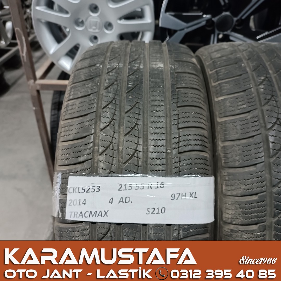 215 55 R 16 TRAXMAKS S210 97H * 2014 * 4 ADET * CKL5253