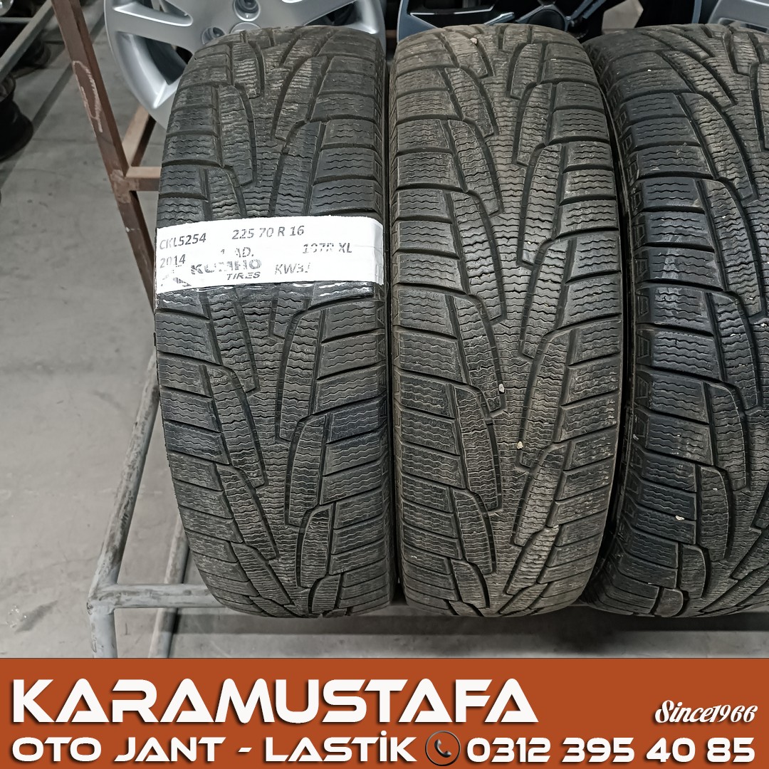 225 70 R 16 KUMHO KJW31 107R * 2014 * 4 ADET * CKL5254
