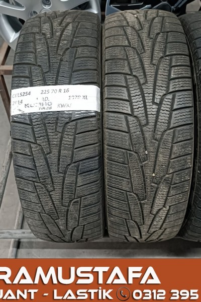 225 70 R 16 KUMHO KJW31 107R * 2014 * 4 ADET * CKL5254