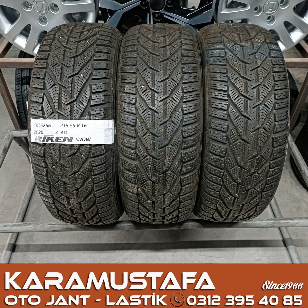 215 55 R 16 RIKEN SNOW 97H * 2020 * 3 ADET * CKL5256