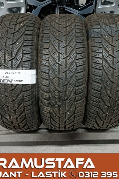 215 55 R 16 RIKEN SNOW 97H * 2020 * 3 ADET * CKL5256