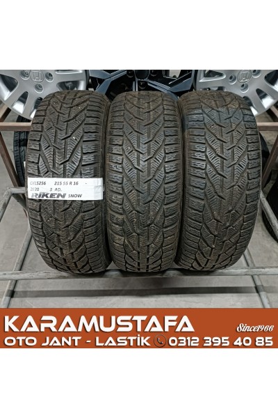 215 55 R 16 RIKEN SNOW 97H * 2020 * 3 ADET * CKL5256