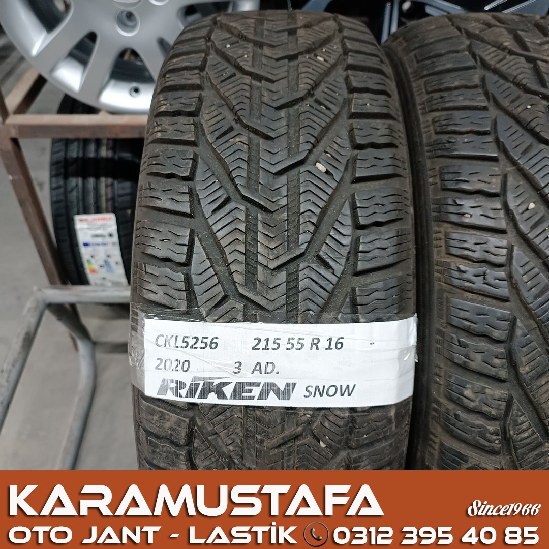 215 55 R 16 RIKEN SNOW 97H * 2020 * 3 ADET * CKL5256