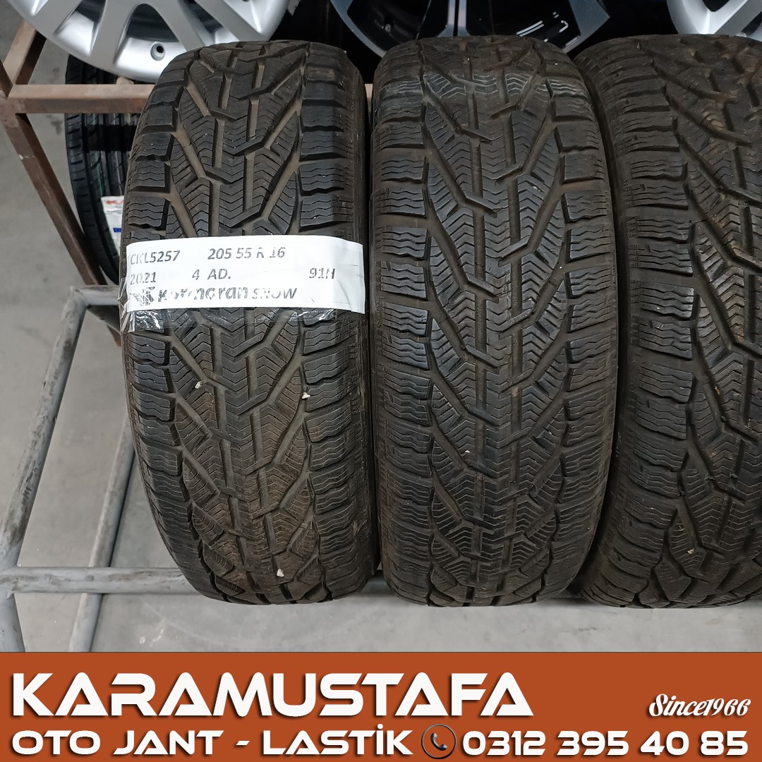 205 55 R 16 KORMORAN SNOW 91V * 2021 * 4 ADET * CKL5257