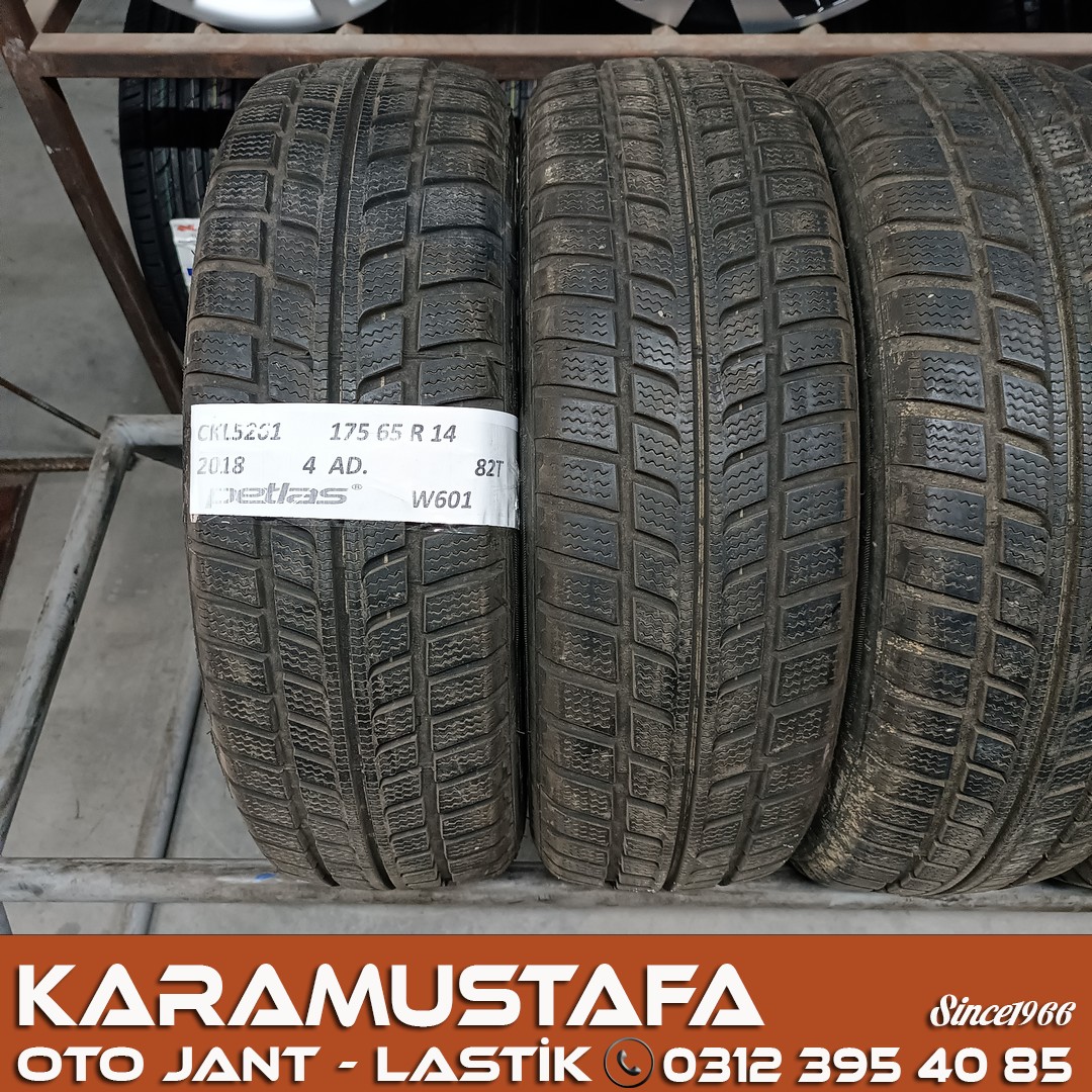 175 65 R 14 PETLAS W601 82T * 2018 * 4 ADET * CKL5261