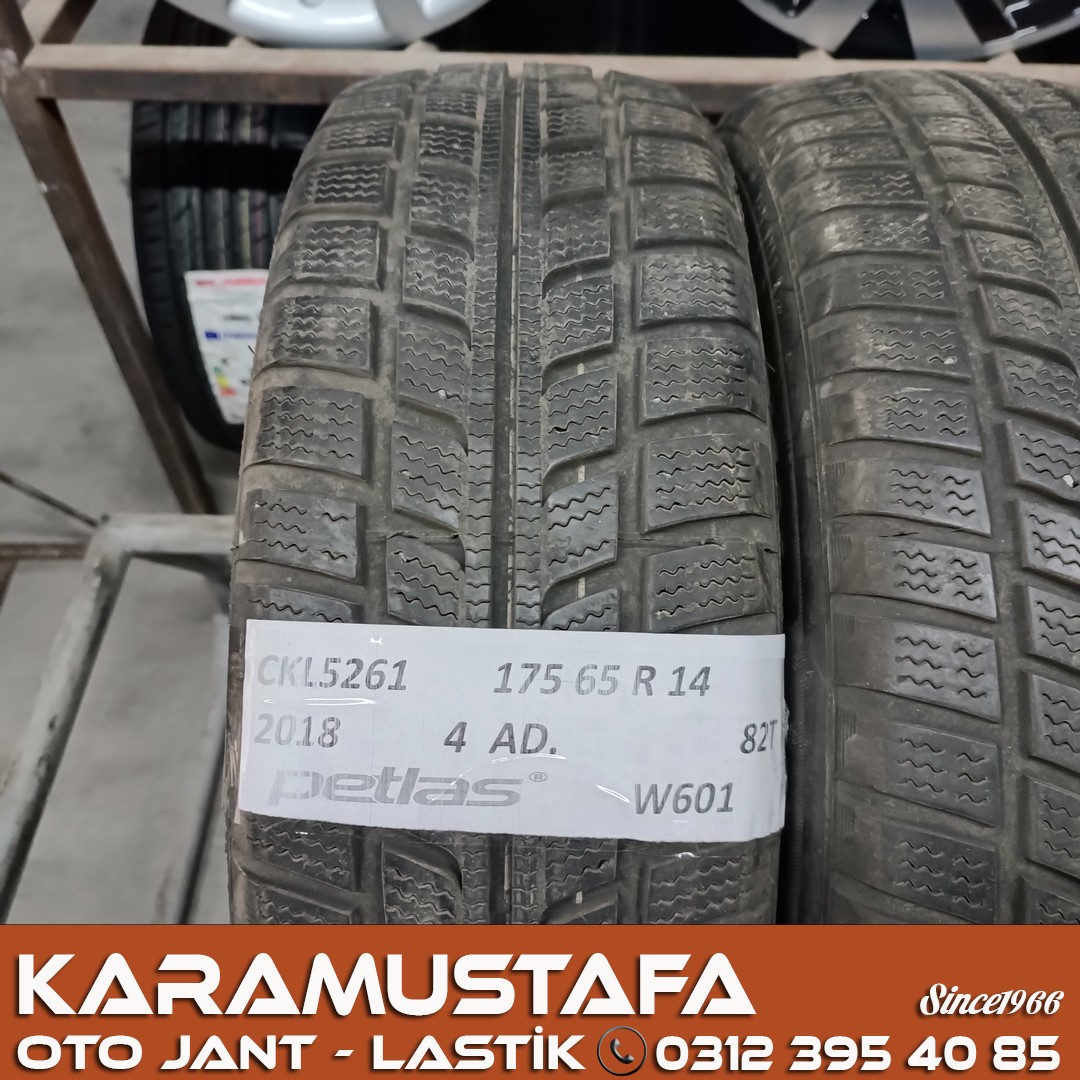 175 65 R 14 PETLAS W601 82T * 2018 * 4 ADET * CKL5261