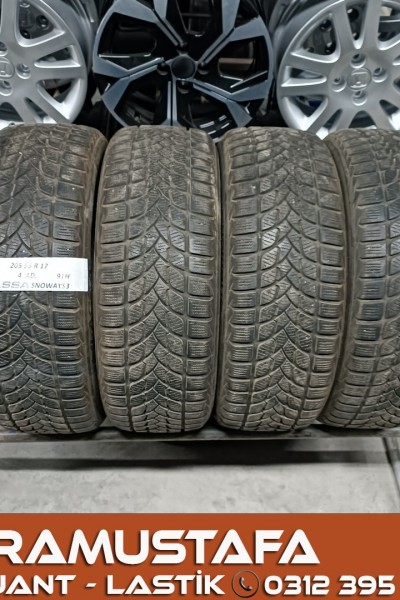 205 55 R 17 LASSA SNOWAYS3 91H * 2016 * 4 ADET * CKL5267