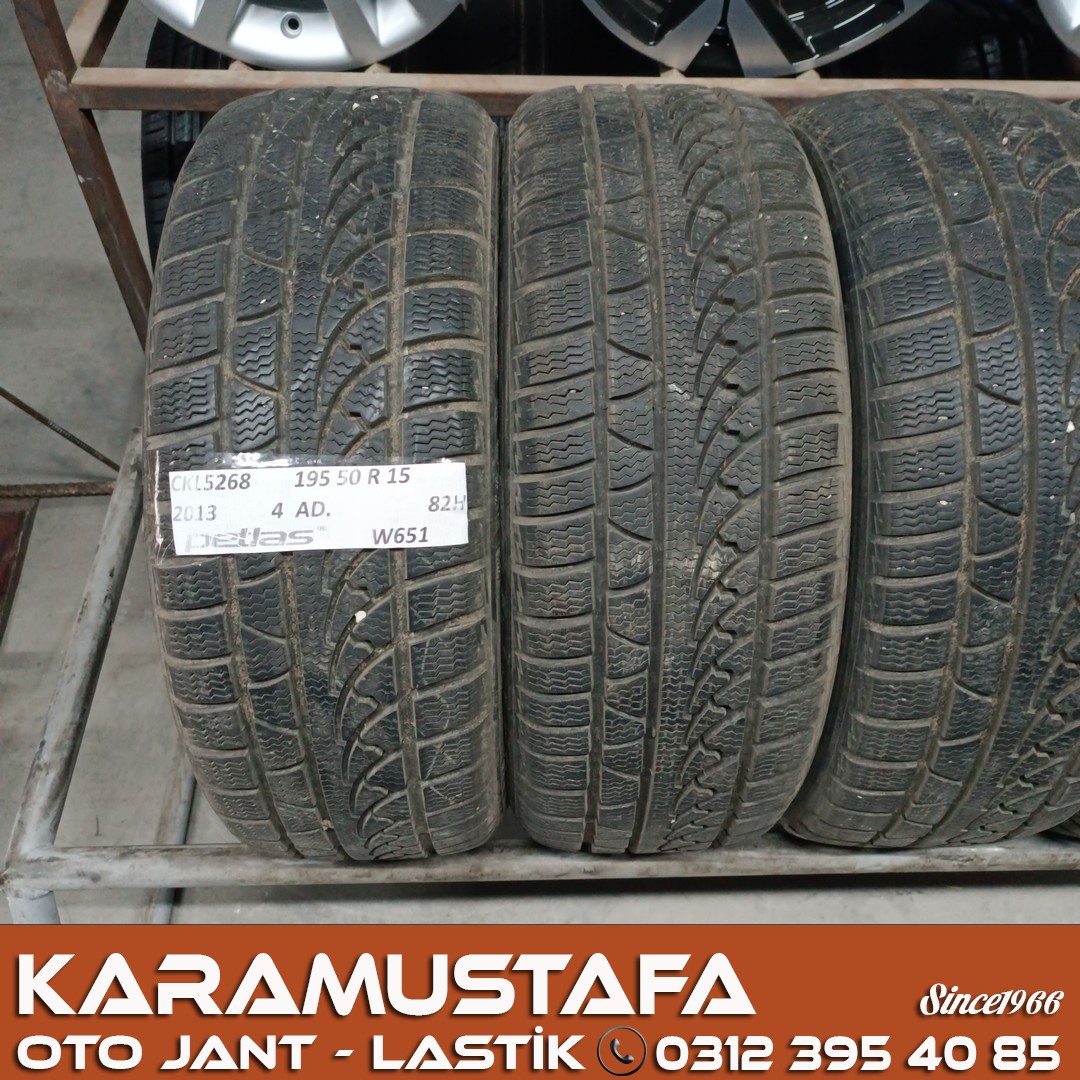 195 50 R 15 PETLAS W651 * 82H * 2013 * 4 ADET * CKL5268