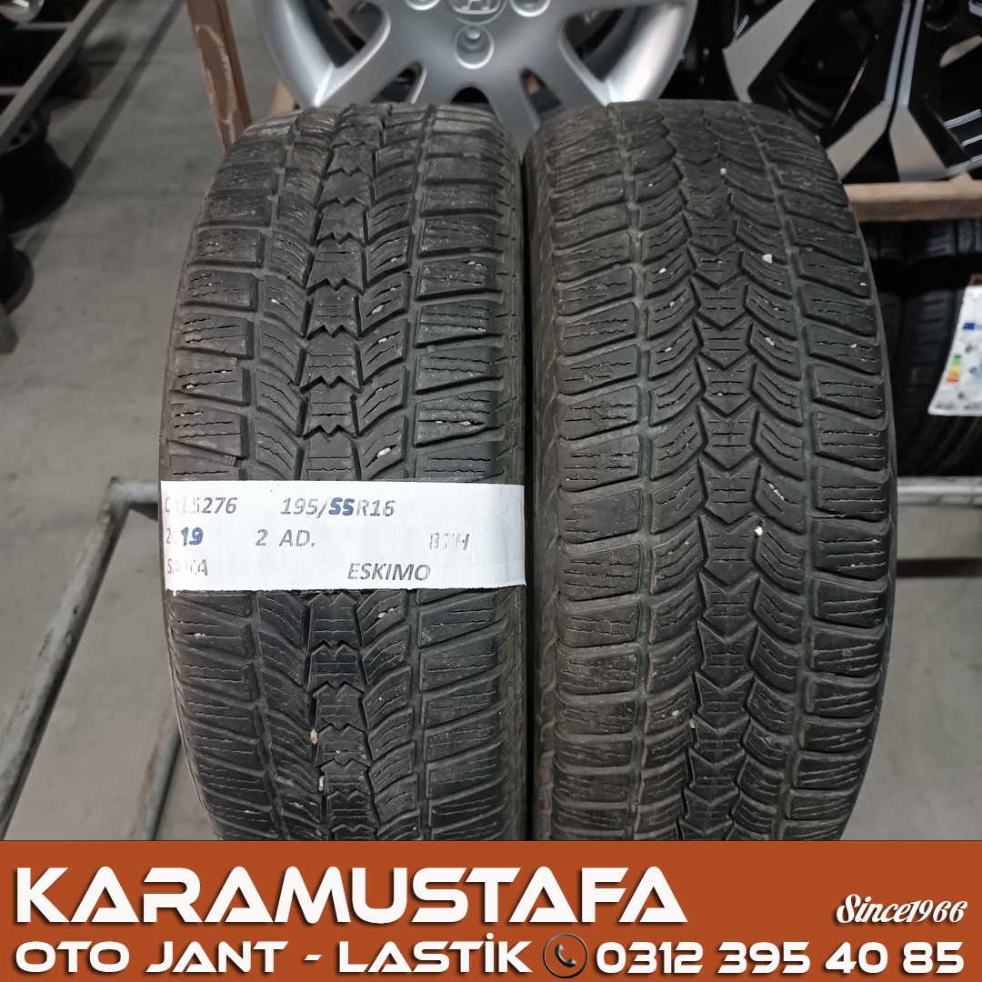 195 55 R 16 SAVA ESKIMO 87H * 2019 * 2 ADET * CKL5276