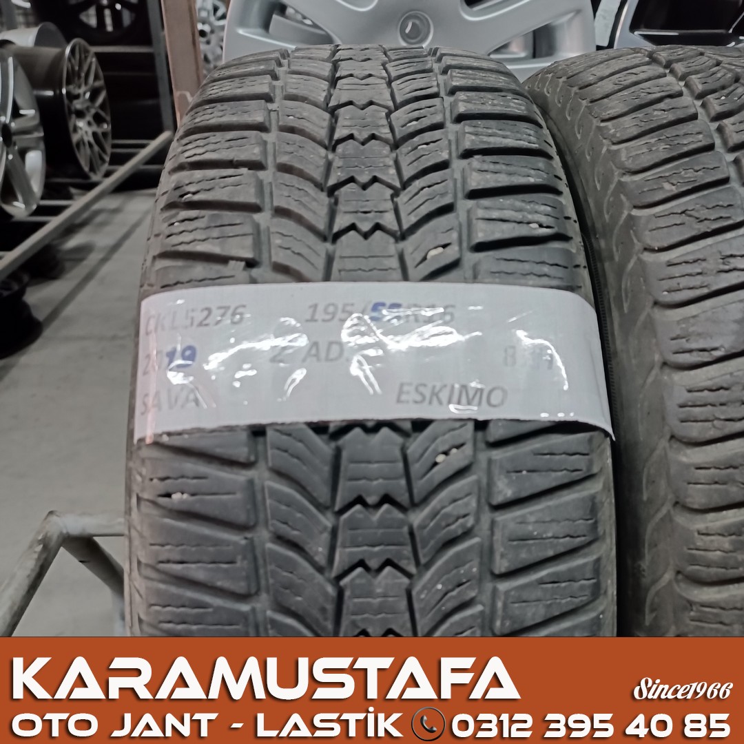 195 55 R 16 SAVA ESKIMO 87H * 2019 * 2 ADET * CKL5276