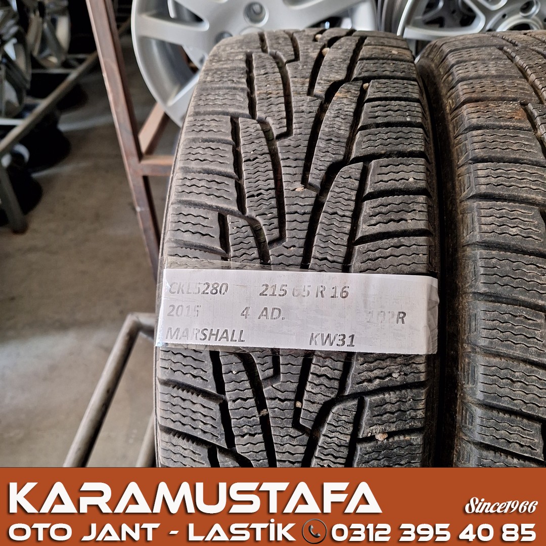 215 65 R 16 MARSHALL KW31 102R * 2015 * 4 ADET * CKL5280