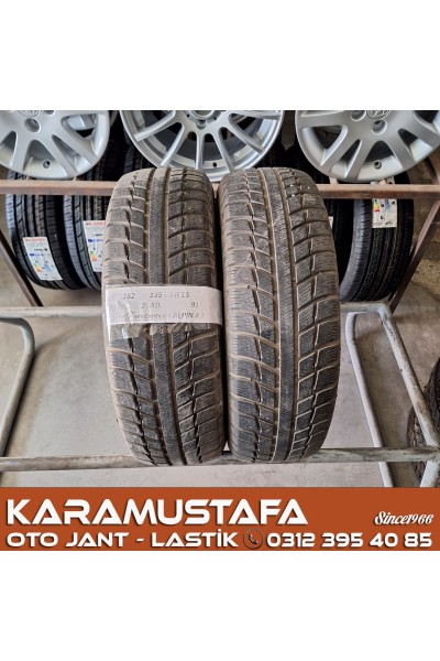 195 65 R 15 MICHELIN ALPIN A3 91T * 2009 * 2 ADET * CKL5282