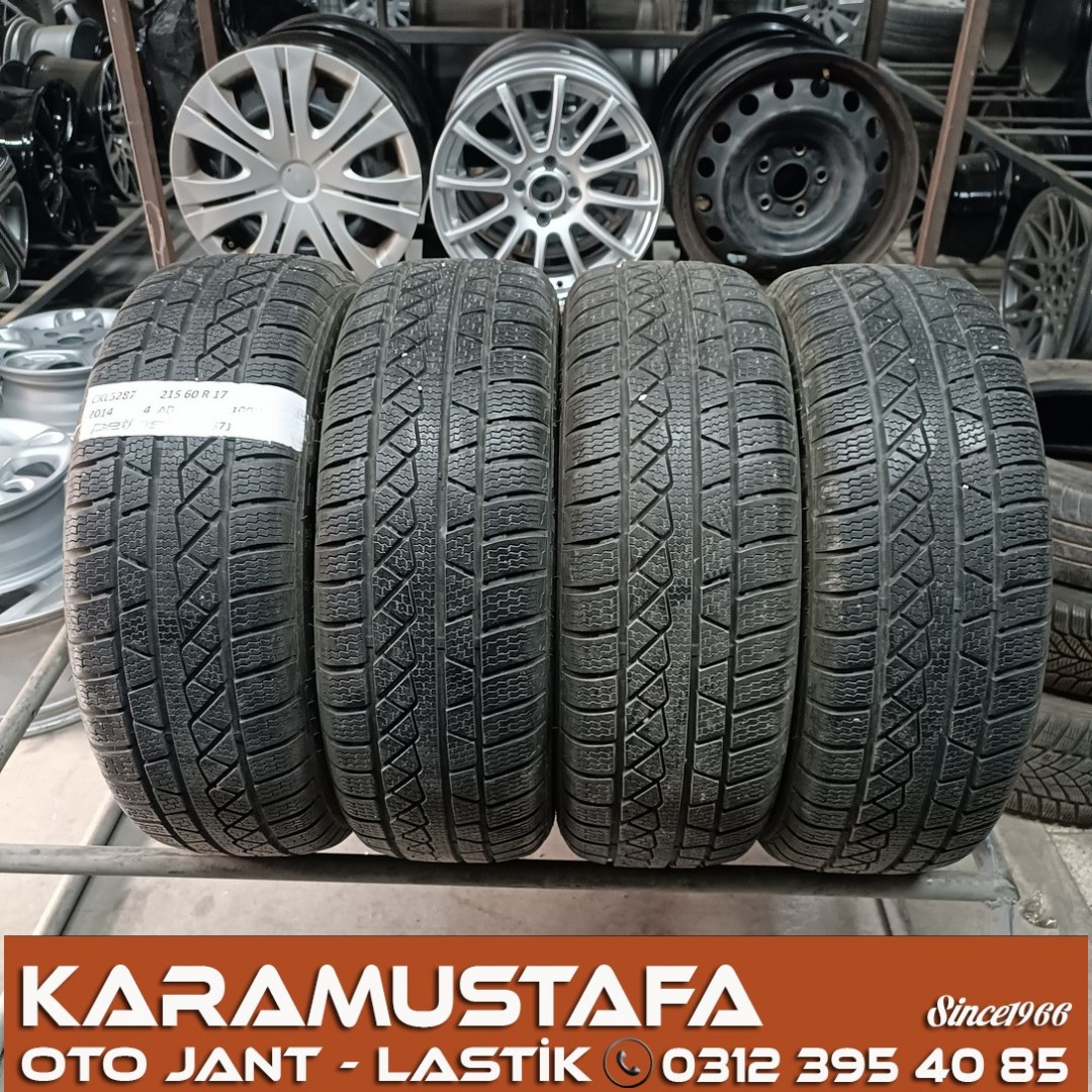 215 60 R 17 PETLAS W671 100H * 2014 * 4 ADET * CKL5287