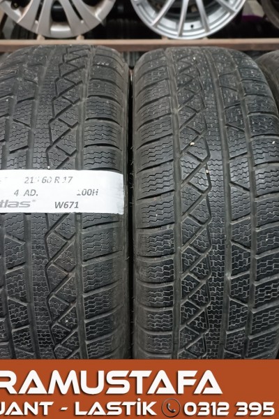 215 60 R 17 PETLAS W671 100H * 2014 * 4 ADET * CKL5287
