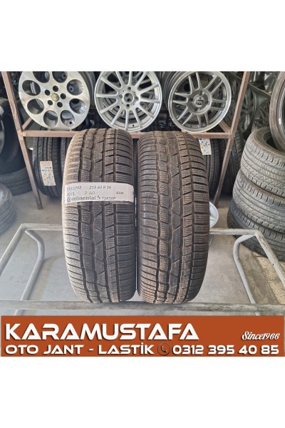 215 60 R 16 CONTINENTAL TS830P 99H * 2021 * 2 ADET * CKL5292