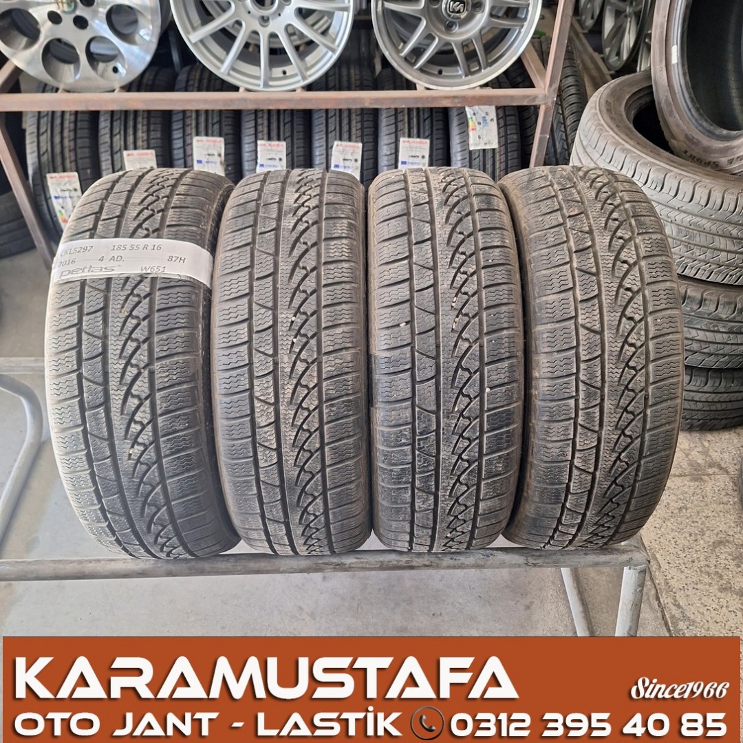 185 55 R 16 PETLAS W651 87H * 2016 * 4 ADET * CKL5297