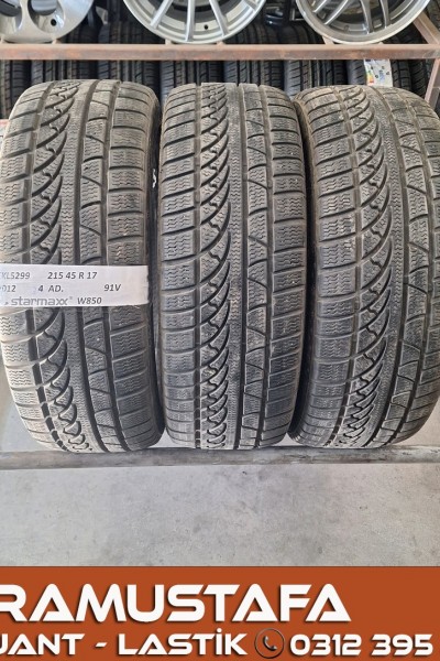 215 45 R 17 STARMAXX W850 91V * 2012 * 3 ADET * CKL5299