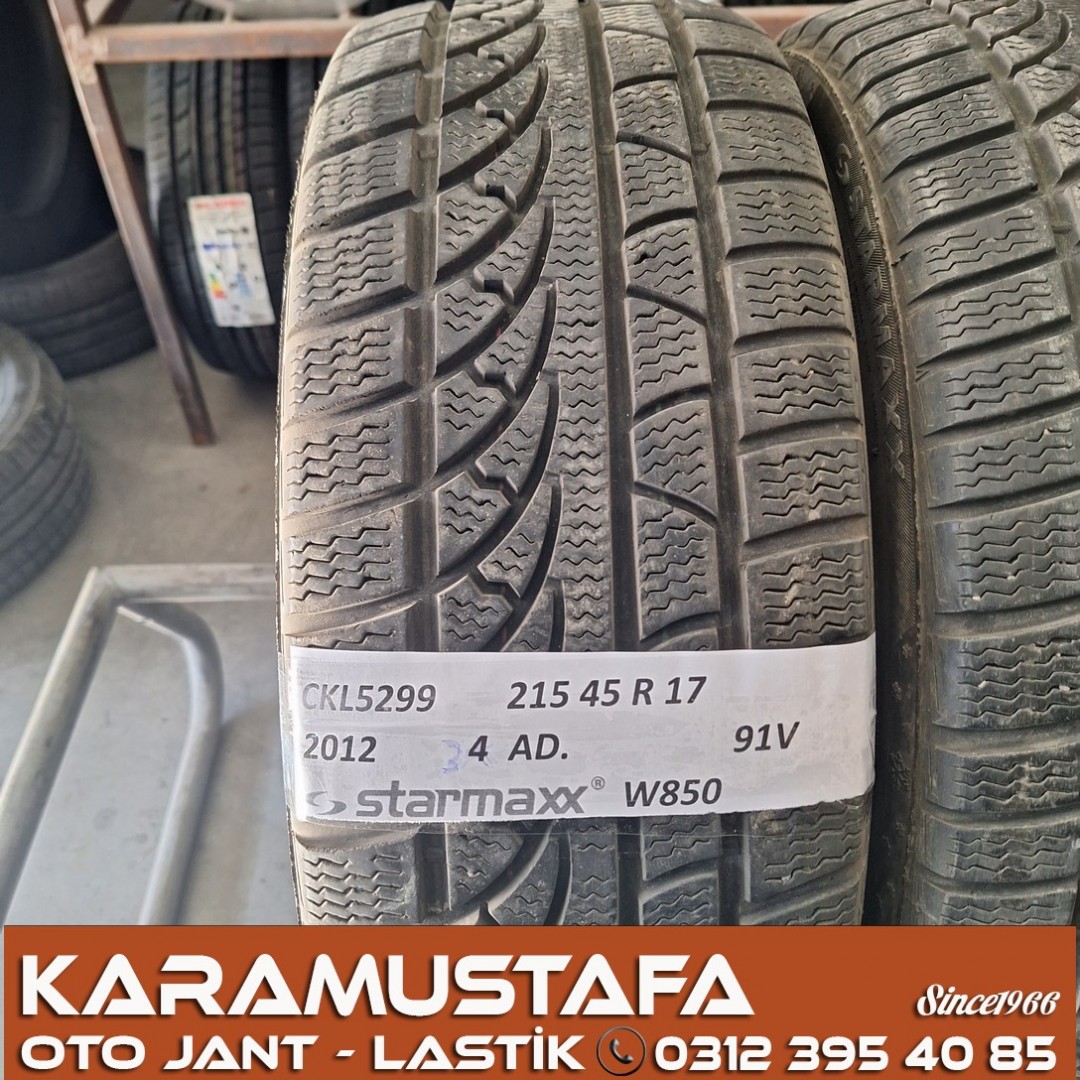 215 45 R 17 STARMAXX W850 91V * 2012 * 3 ADET * CKL5299