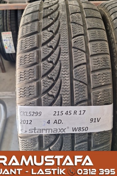 215 45 R 17 STARMAXX W850 91V * 2012 * 3 ADET * CKL5299