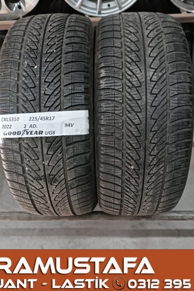 225 45 R 17 GOODYEAR UG8 94V * 2022 * 2 ADET * CKL5310