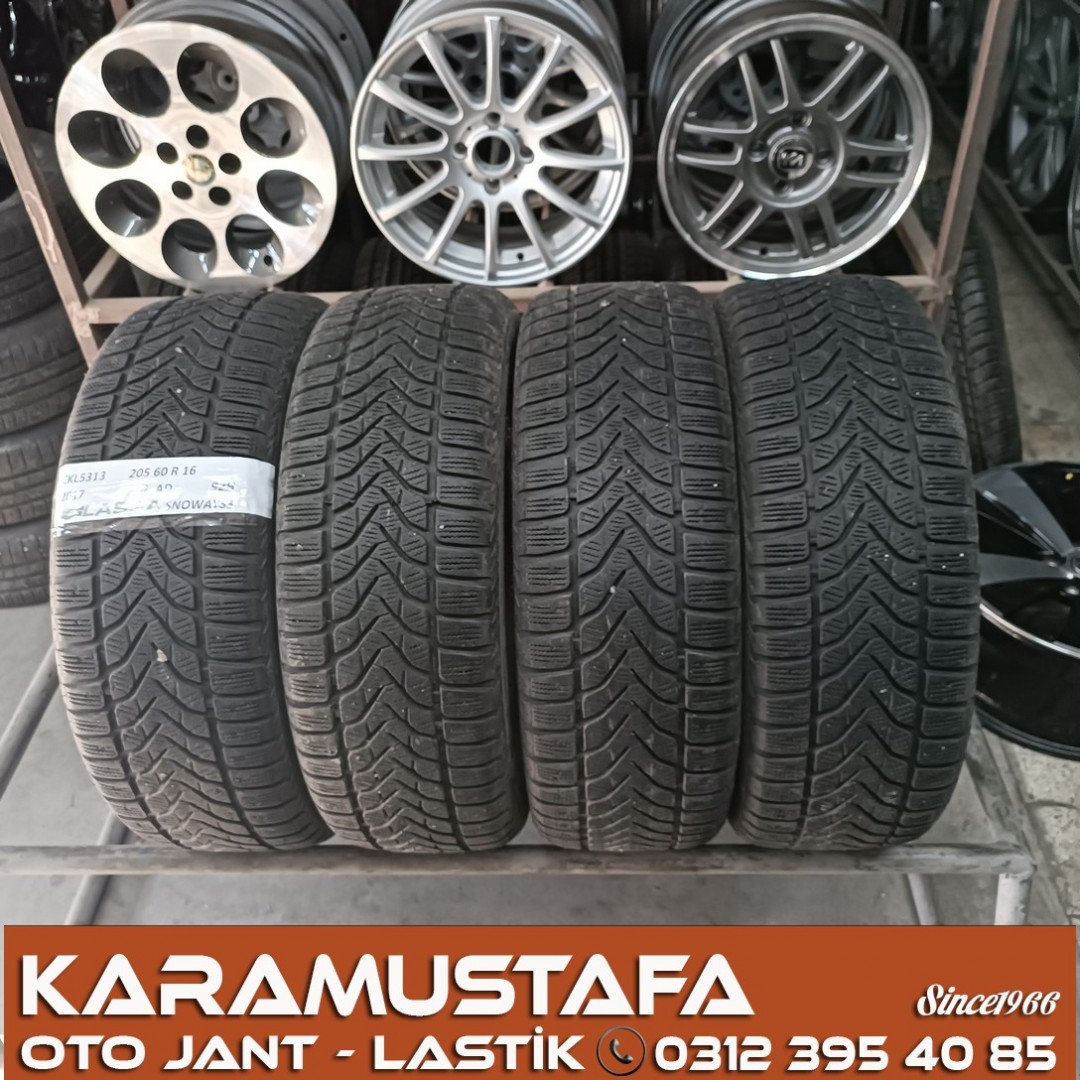 205 60 R 16 LASSA SNOWAYS3 92H * 2017 * 4 ADET * CKL5313