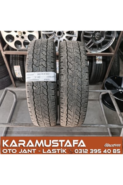 205 75 R 16 C TIPI PETLAS PT875 110R * 2022 * 4 ADET * CKL5314