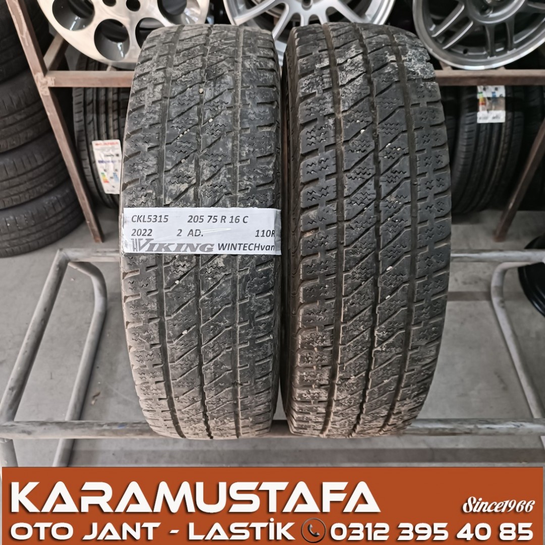 205 75 R 16 VIKING WINTECH VAN 110R * 2022 * 2 ADET * CKL5315