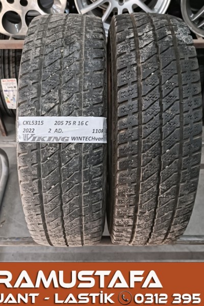 205 75 R 16 VIKING WINTECH VAN 110R * 2022 * 2 ADET * CKL5315