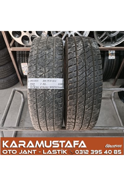 205 75 R 16 VIKING WINTECH VAN 110R * 2022 * 2 ADET * CKL5315