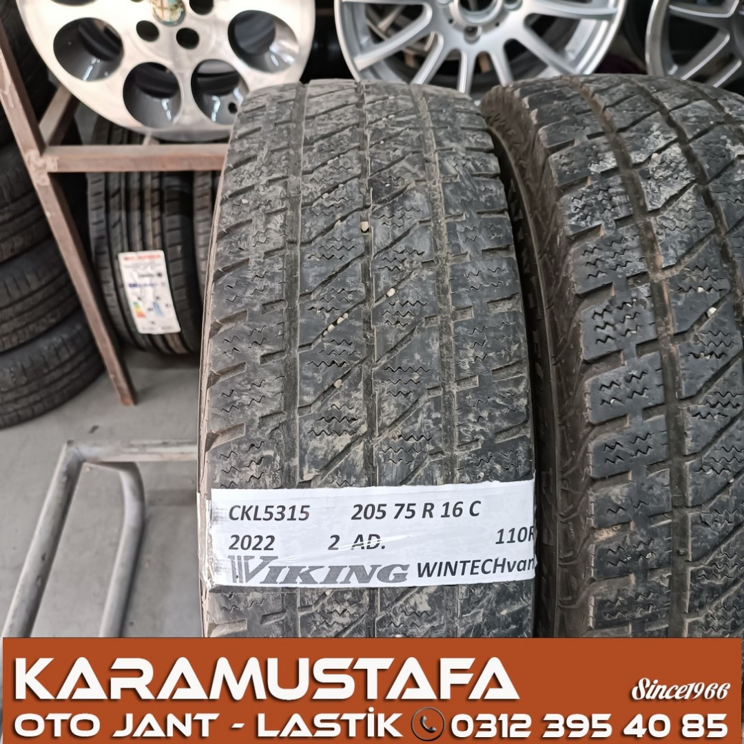 205 75 R 16 VIKING WINTECH VAN 110R * 2022 * 2 ADET * CKL5315