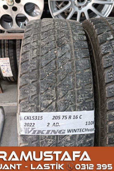 205 75 R 16 VIKING WINTECH VAN 110R * 2022 * 2 ADET * CKL5315