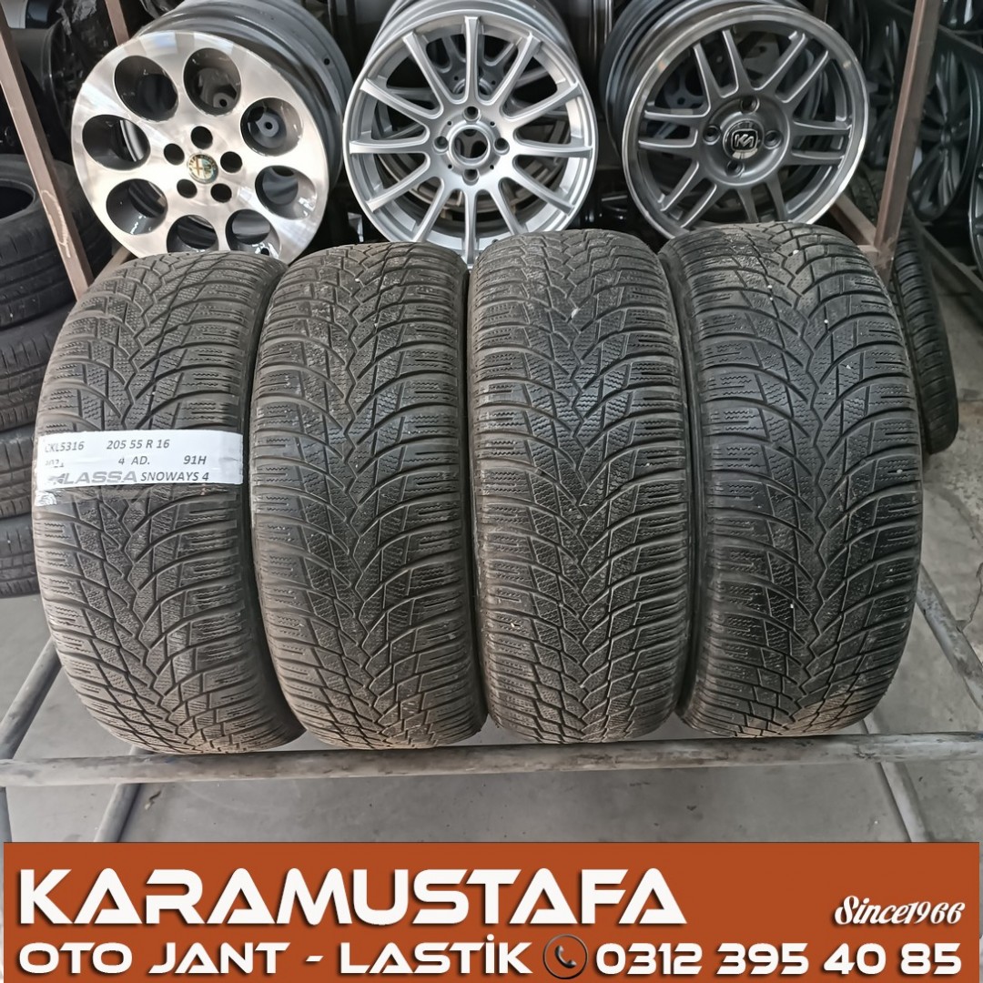 205 55 R 16 LASSA SNOWAYS4 91H * 2021 * 4 ADET * CKL5316