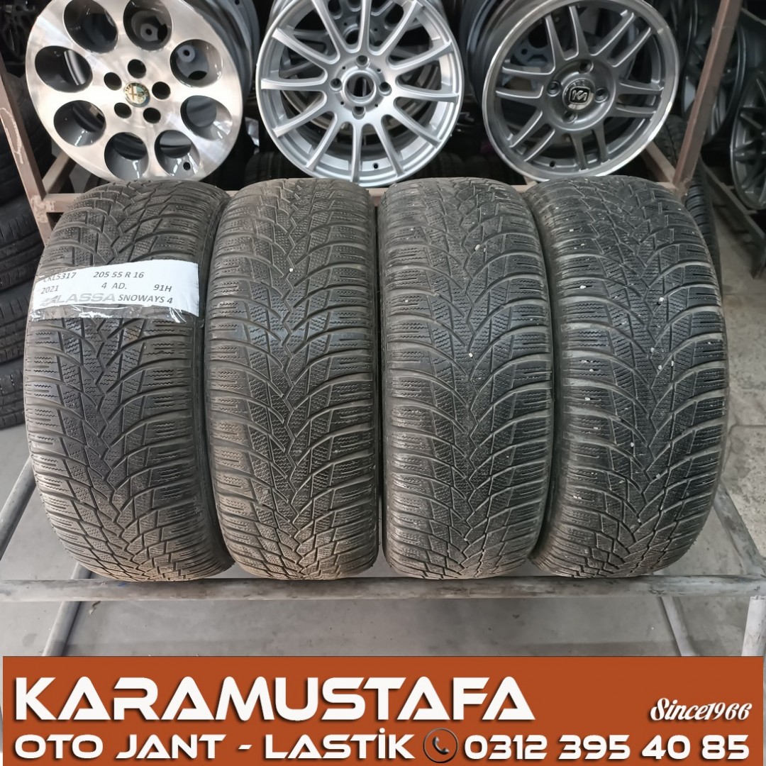 205 55 R 16 LASSA SNOWAYS4 91H * 2021 * 4 ADET * CKL5317
