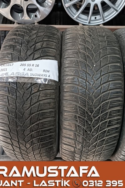 205 55 R 16 LASSA SNOWAYS4 91H * 2021 * 4 ADET * CKL5317