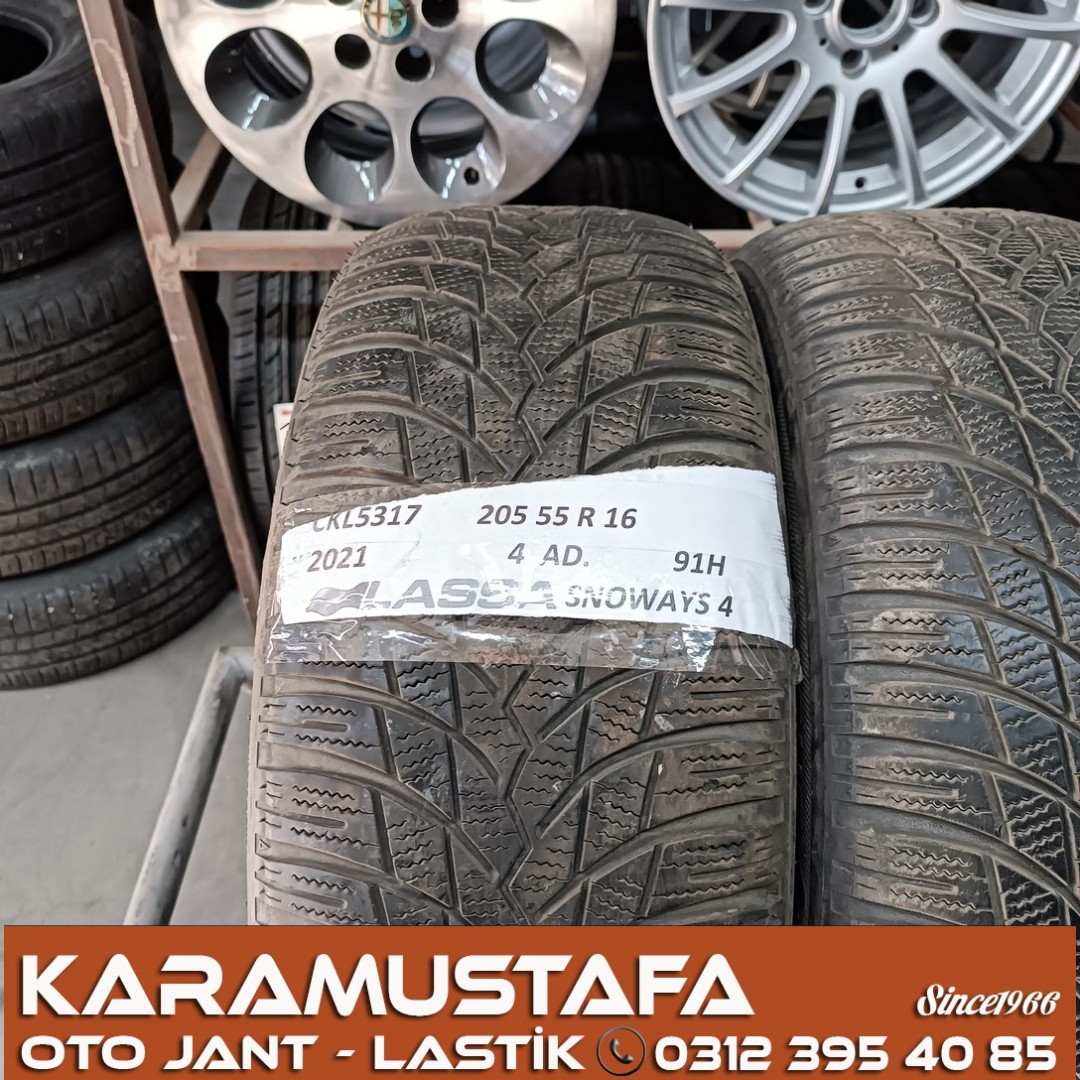 205 55 R 16 LASSA SNOWAYS4 91H * 2021 * 4 ADET * CKL5317