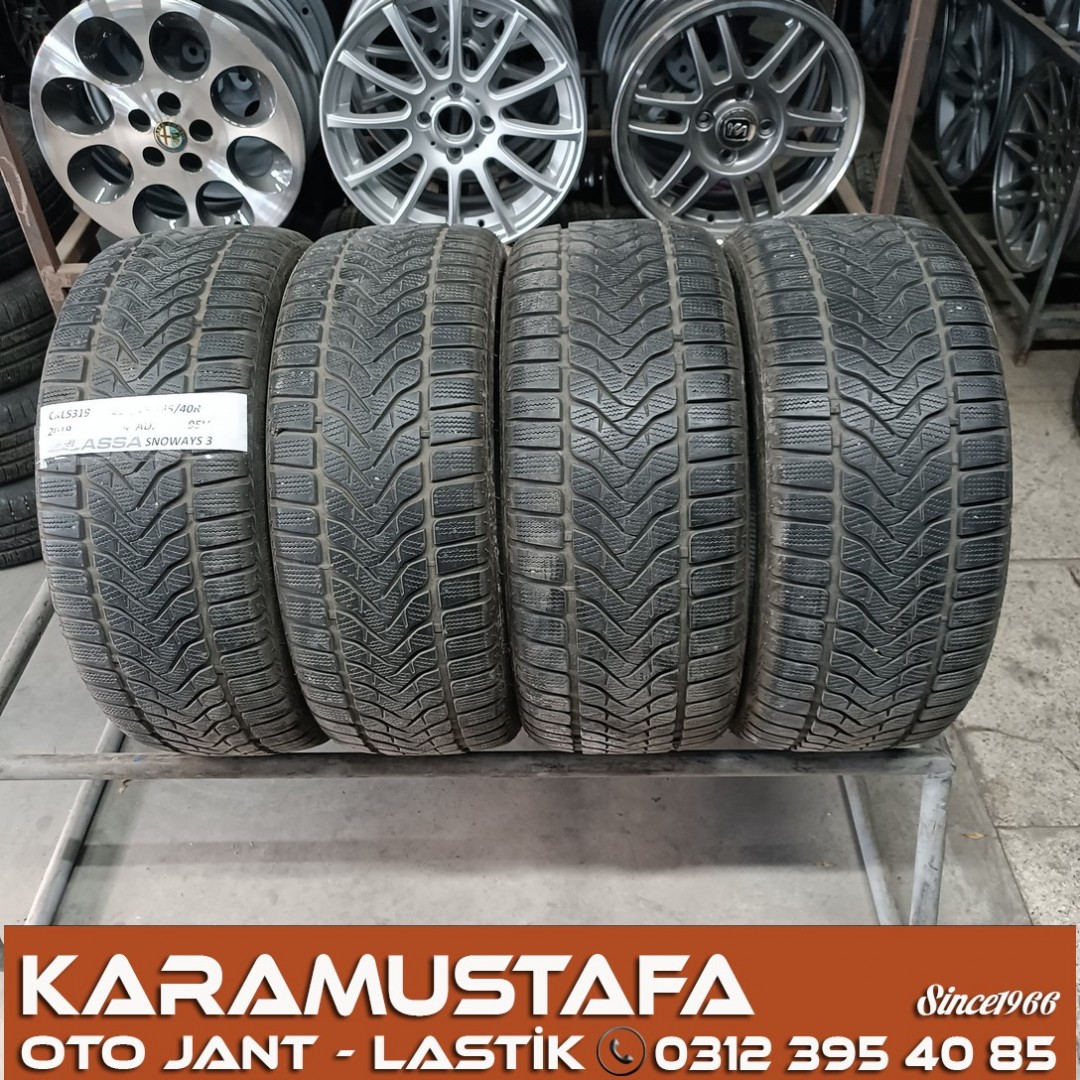 225 45 R 18 245 40 R 18 LASSA SNOWAYS3 95V * 2019 * 4 ADET * CKL5319