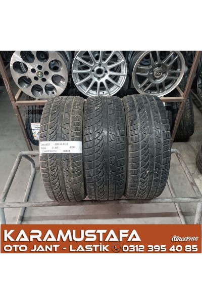 205 55 R 16 PETLAS W651 91H * 2016 * 3 ADET * CKL5322