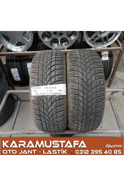 205 55 R 16 LASSA SNOWAYS4 91T * 2020 * 2 ADET * CKL5324