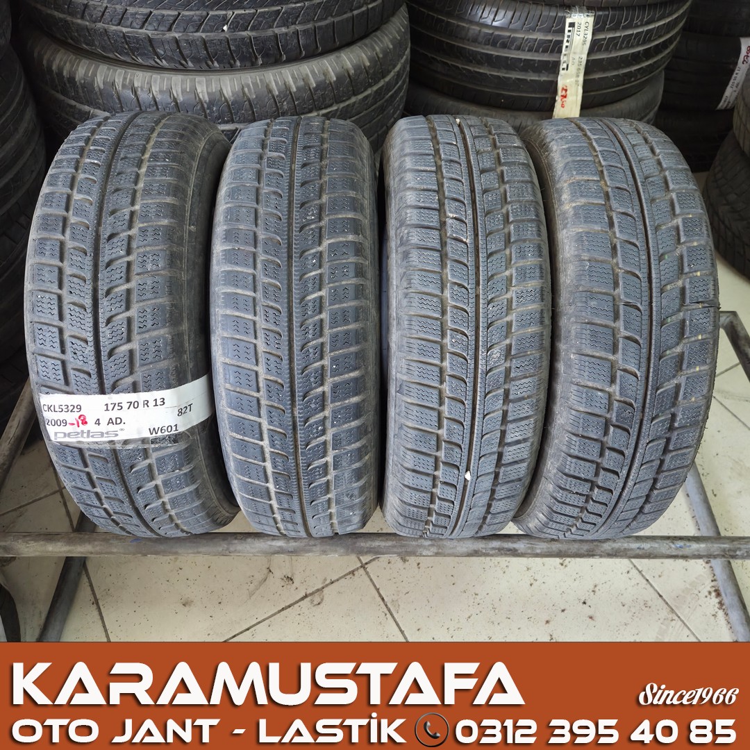 175 70 R 13 PETLAS W601 82T * 2009* 2018 * 4 ADET * CKL5329