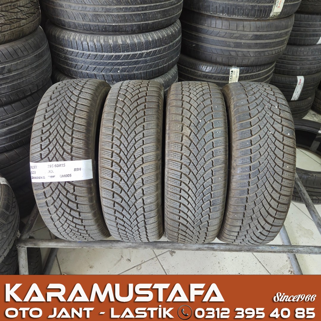 195 60 R 15 BRIDGESTONE LM005 89H * 2023 * 4 ADET * CKL5331
