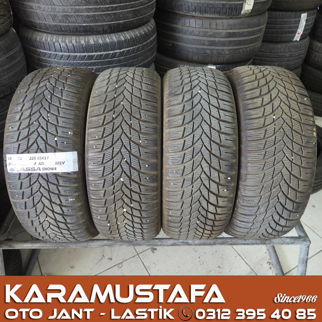 225 55 R 17 LASSA SNOWAYS4 101V * 2023 * 4 ADET * CKL5332