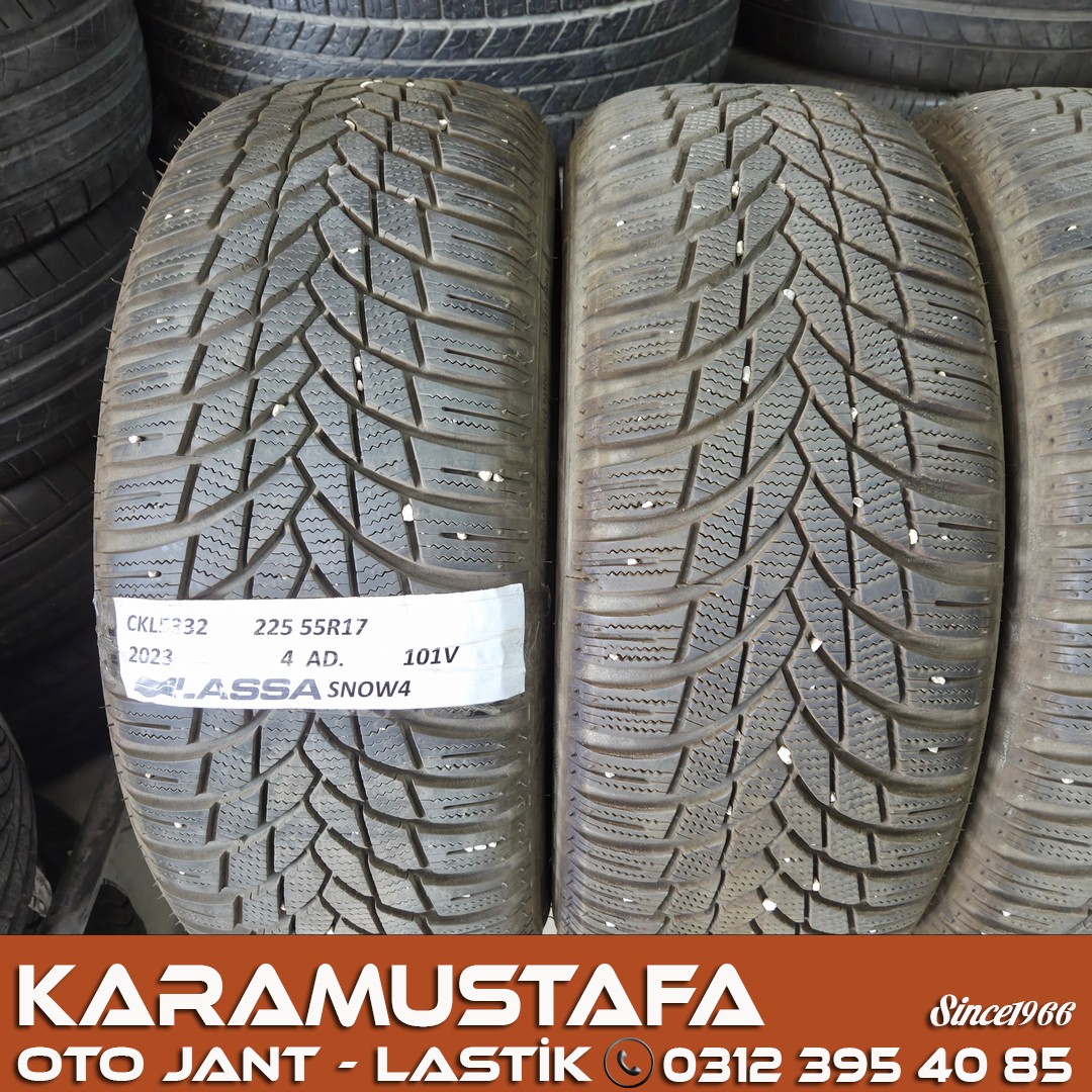 225 55 R 17 LASSA SNOWAYS4 101V * 2023 * 4 ADET * CKL5332