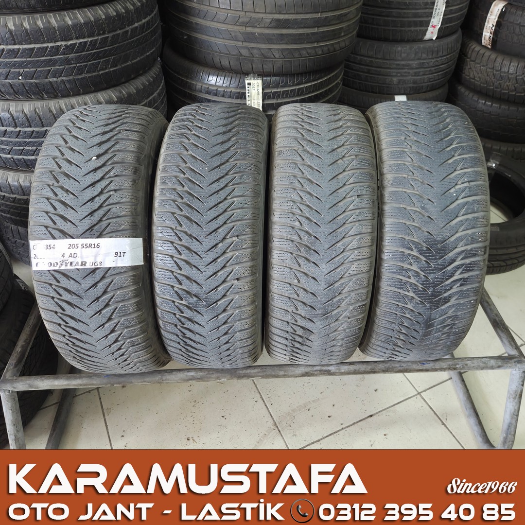 205 55 R 16 GOODYEAR UG8 91T * 2019 * 4 ADET * CKL5354