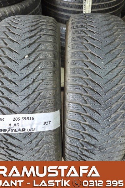 205 55 R 16 GOODYEAR UG8 91T * 2019 * 4 ADET * CKL5354