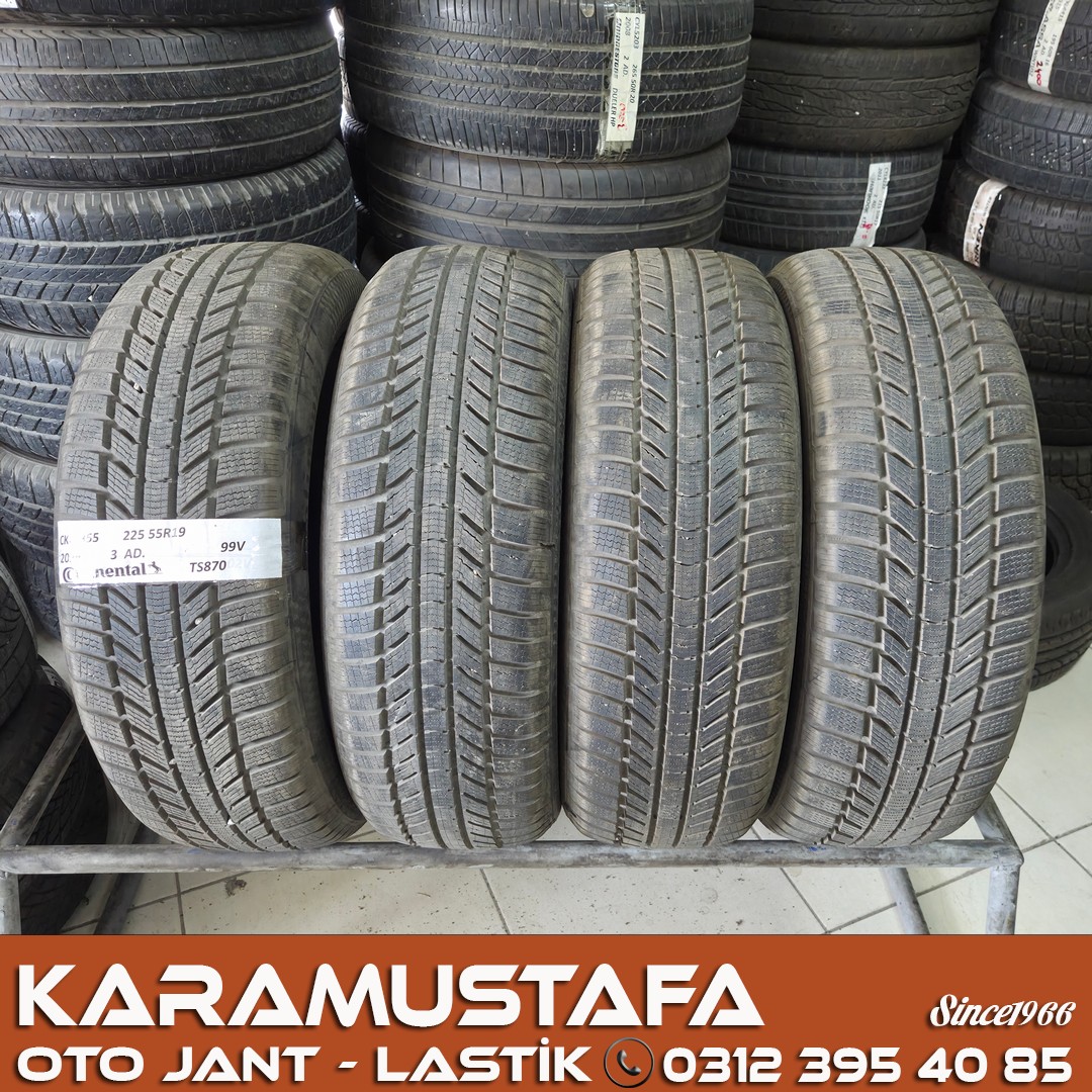 225 55 R 19 CONTINENTAL TS870 99V * 2024 * 3 ADET * CKL5355
